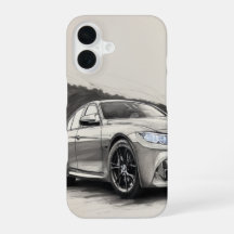 Monochrome Performance Sketch - BMW