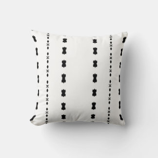 Monochrome Petals Cushion