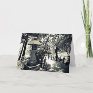 Monochrome photos of Japan Card