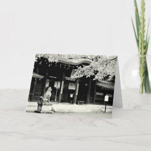 Monochrome photos of Japan Card