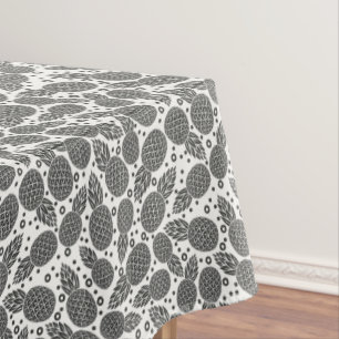 Monochrome Pineapples 2 Tablecloth