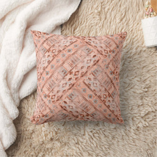 Monochrome pixie ethnic cushion