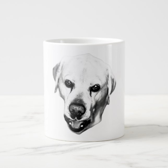 Monochrome Presence Large Coffee Mug (Front)