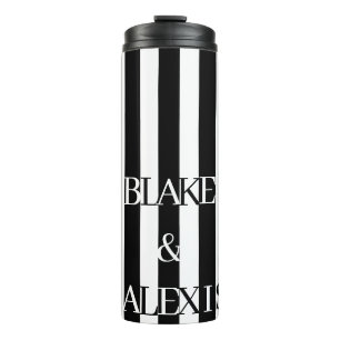 Monochrome Reverie of the Infinite Black‑and‑White Thermal Tumbler