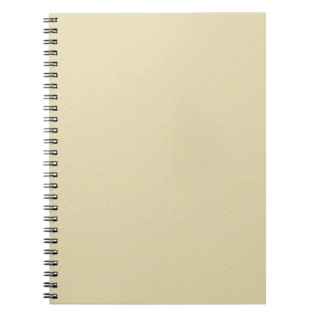 Monochrome sand yellow. notebook (Front)