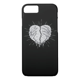 Monochrome Skeleton Hand With Heart Classic iPhone 8/7 Case