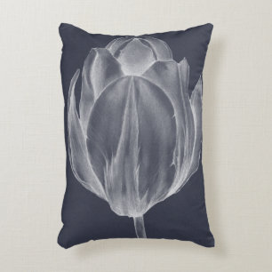 Monochrome Tulip I Decorative Cushion