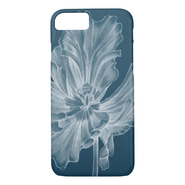 Monochrome Tulip II Case-Mate iPhone Case (Back)