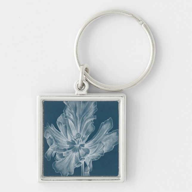 Monochrome Tulip II Key Ring (Front)