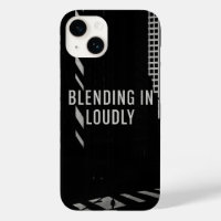 Monochrome Urban Shadow Play iPhone Case Blending