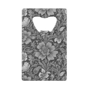 Monochrome Vintage Floral Pattern
