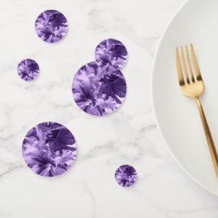 Monochrome Violets Confetti