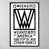 Monochrome Wiener Werkstaette of America