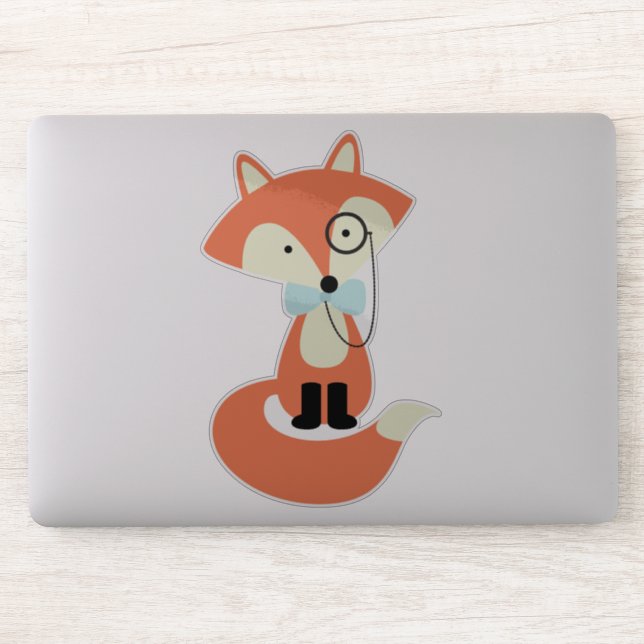 Monocle Hipster Red Fox (Computer)