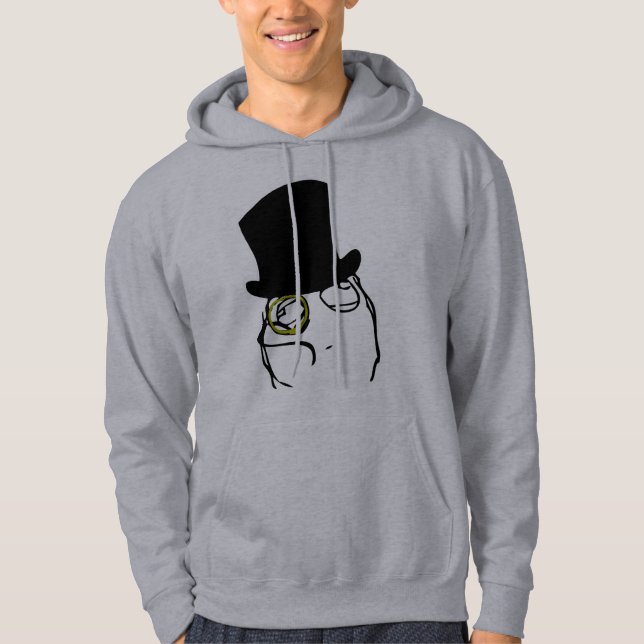 Monocled Sir Hoodie (Front)