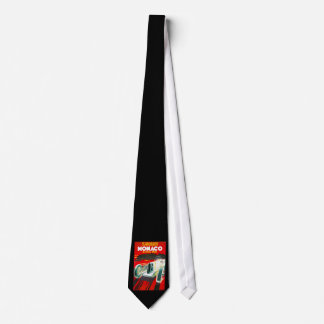 Monoco Grand Prix Vintage Travel Advertisement Tie