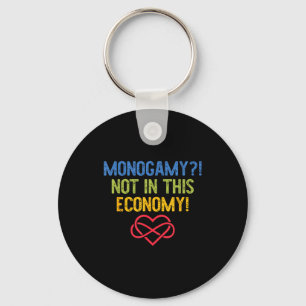 Monogamy_! Not In This Economy, Sarcastic  Key Ring