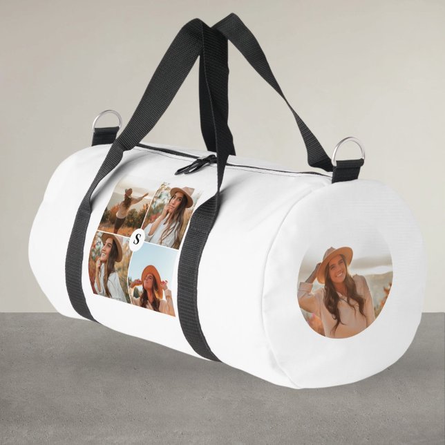 Monogram 10 Photo Collage Duffle Bag (Creator Uploaded)