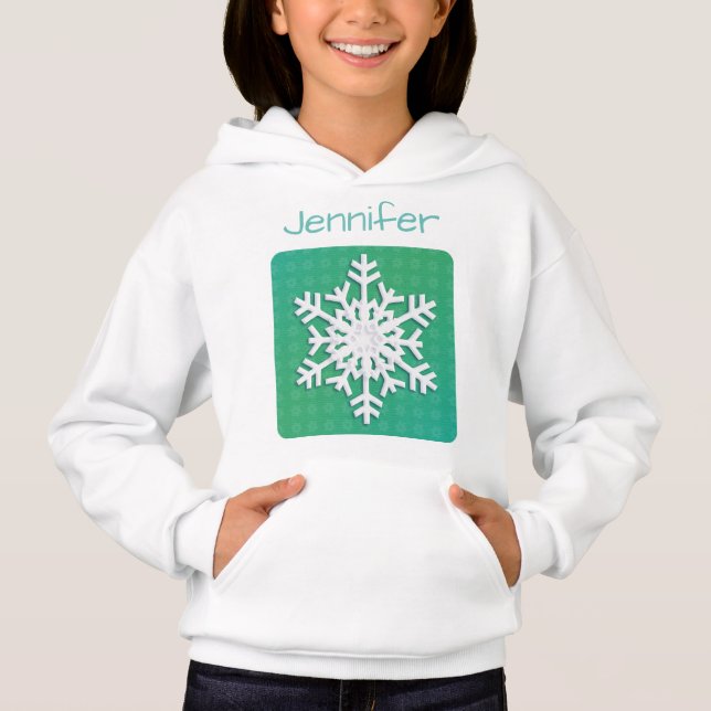 Monogram 2019 Hello Winter Holiday Snowflake (Front)