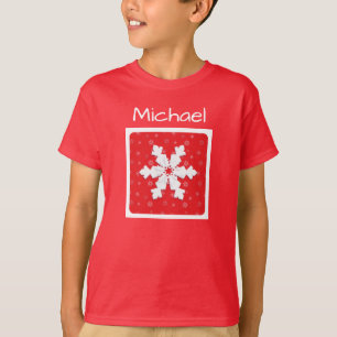 Monogram 2019 Hello Winter Holiday Snowflake T-Shirt