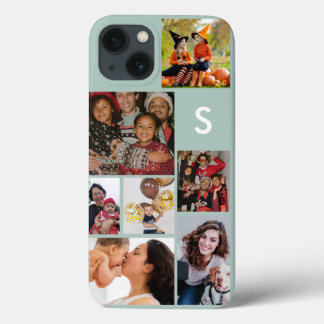 Monogram 8 photo collage  iPhone 13 case