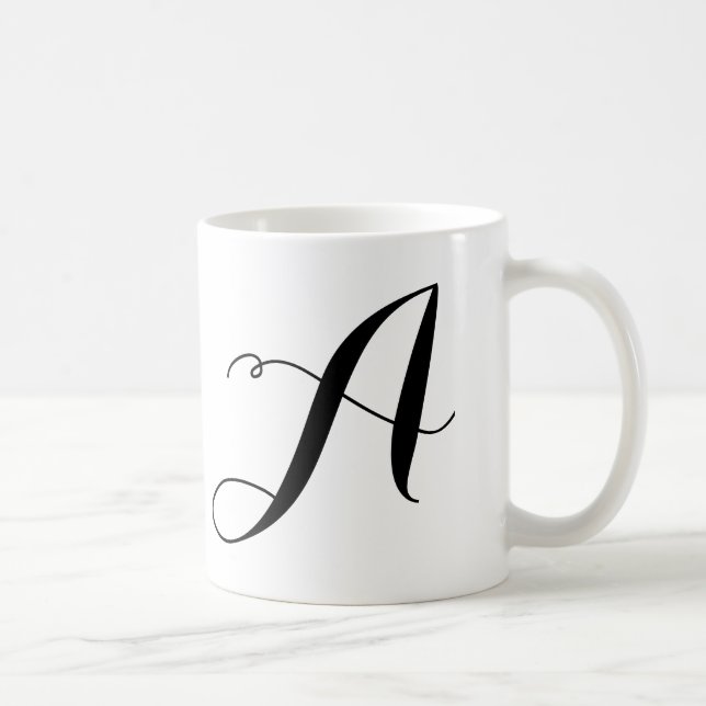 Monogram-A Coffee Mug (Right)