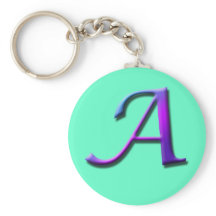 Monogram A Keychain