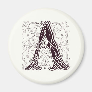 Monogram A Magnet