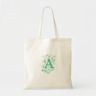 Monogram "A" Tote Bag