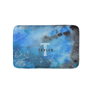 Monogram Abstract Art Bath Mat