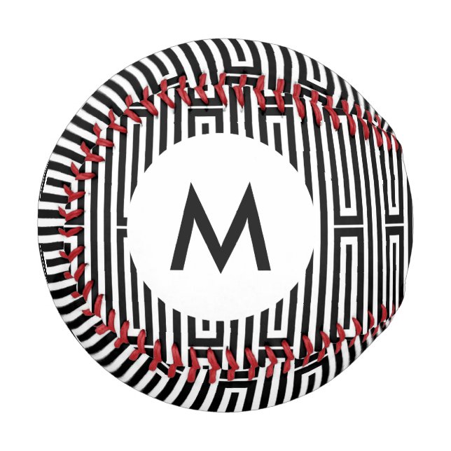 Monogram Abstract ethnic background Baseball (Front Left)