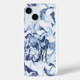 Monogram Abstract Pattern iPhone 15 Case