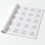 Monogram add name letter bridesmaid wedding maids  wrapping paper<br><div class="desc">beautiful design</div>