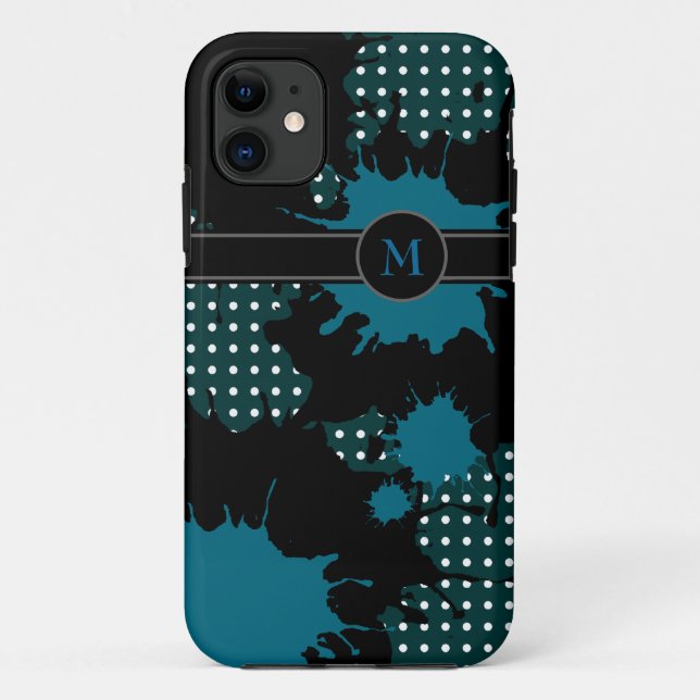 monogram . add your initial Case-Mate iPhone case (Back)