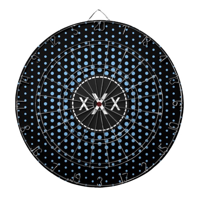 Monogram Aero Techno Dots Modern Dartboard (Front)