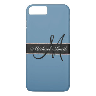 Monogram Air Force blue (RAF) Background iPhone 8 Plus/7 Plus Case