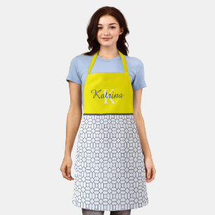 Monogram All-Over Print Apron