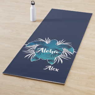 Monogram Aloha Tropical Turtle Yoga Mat