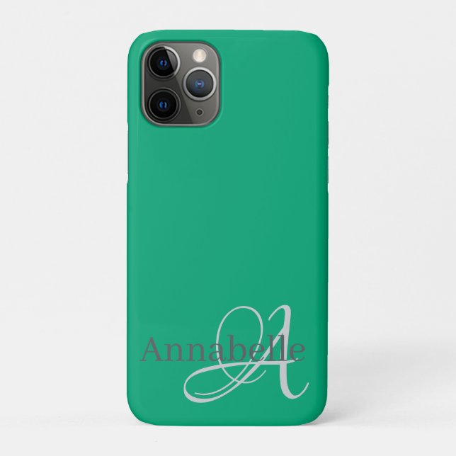 Monogram and Name Case-Mate iPhone Case (Back)