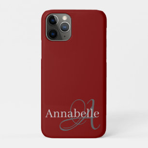 Monogram and Name iPhone 11 Pro Case