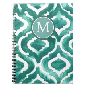 Monogram Aquamarine Motif IV Notebook