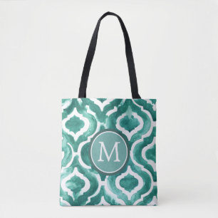 Monogram Aquamarine Motif IV Tote Bag