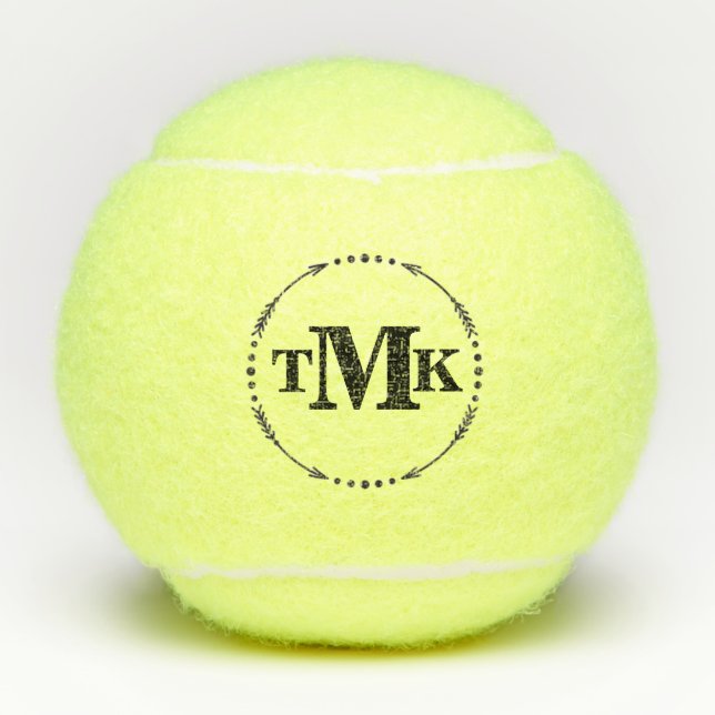 Monogram Arrows Tennis Balls (Front)