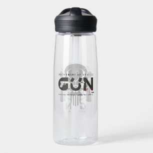 Monogram Art of Gun   25oz Water Bottle