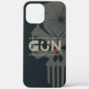 Monogram Art of Gun (Dark mode) iPhone 12 Pro Max Case