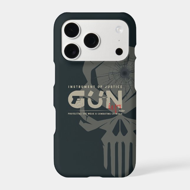 Monogram Art of Gun | iPhone 17 Pro (Dk. mode) (Back)