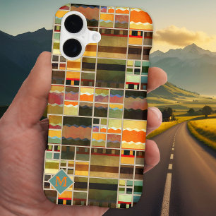 Monogram Artistic Leaded Glass Phone Case