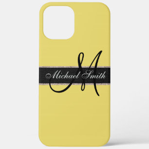 Monogram Arylide yellow Colour Background iPhone 12 Pro Max Case