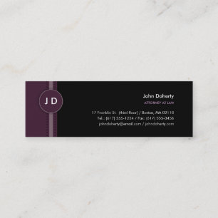 Monogram Attorney at Law - Business Card