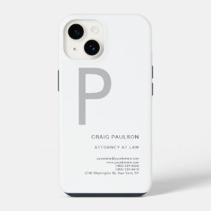 Monogram Attorney at Law Modern iPhone 14 Case